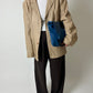 Leather blazer jacket | Soft Beige