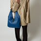 Leather blazer jacket | Soft Beige