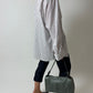 Oversized striped shirt | White / Red / Blue