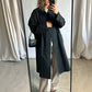 Oversized Mac coat | Forest green