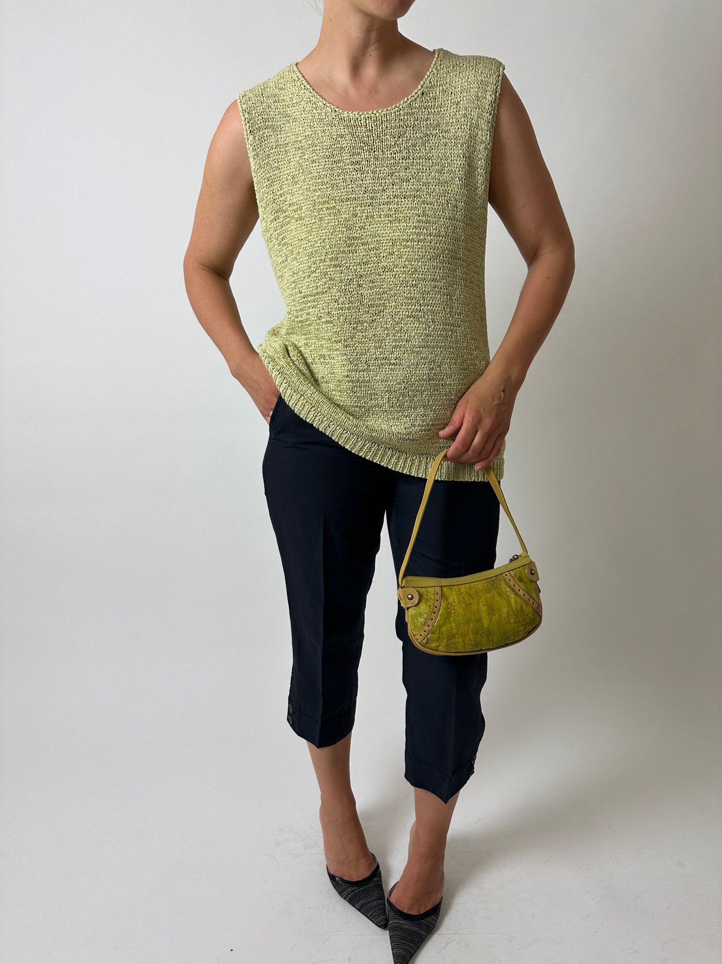 Knitted top | Soft Lime