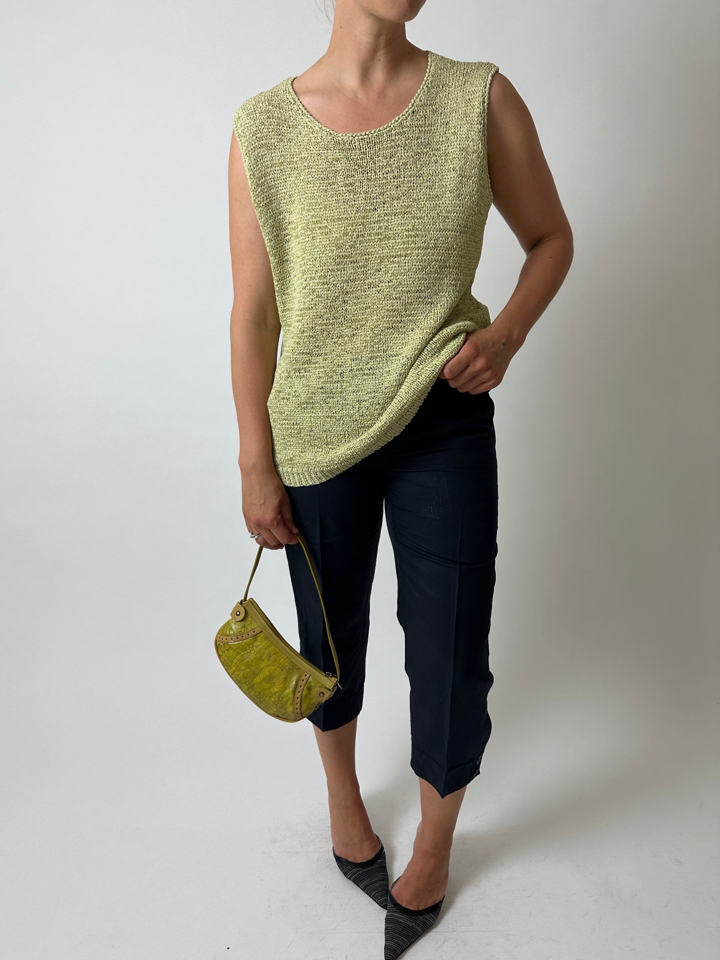 Knitted top | Soft Lime