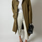 Checked capri trousers | Beige / Off white