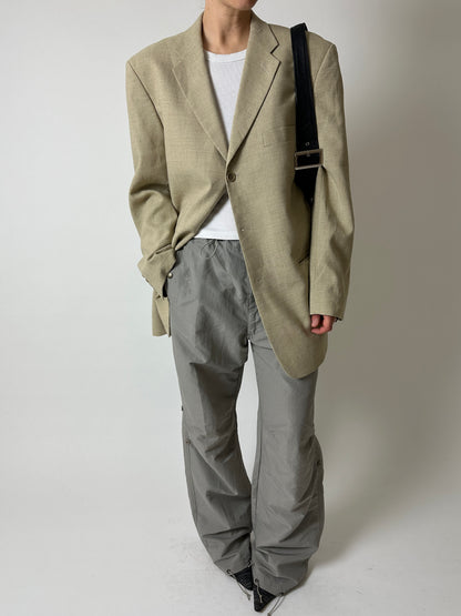 Relaxed fit blazer | Soft ecru