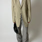 Relaxed fit blazer | Soft ecru