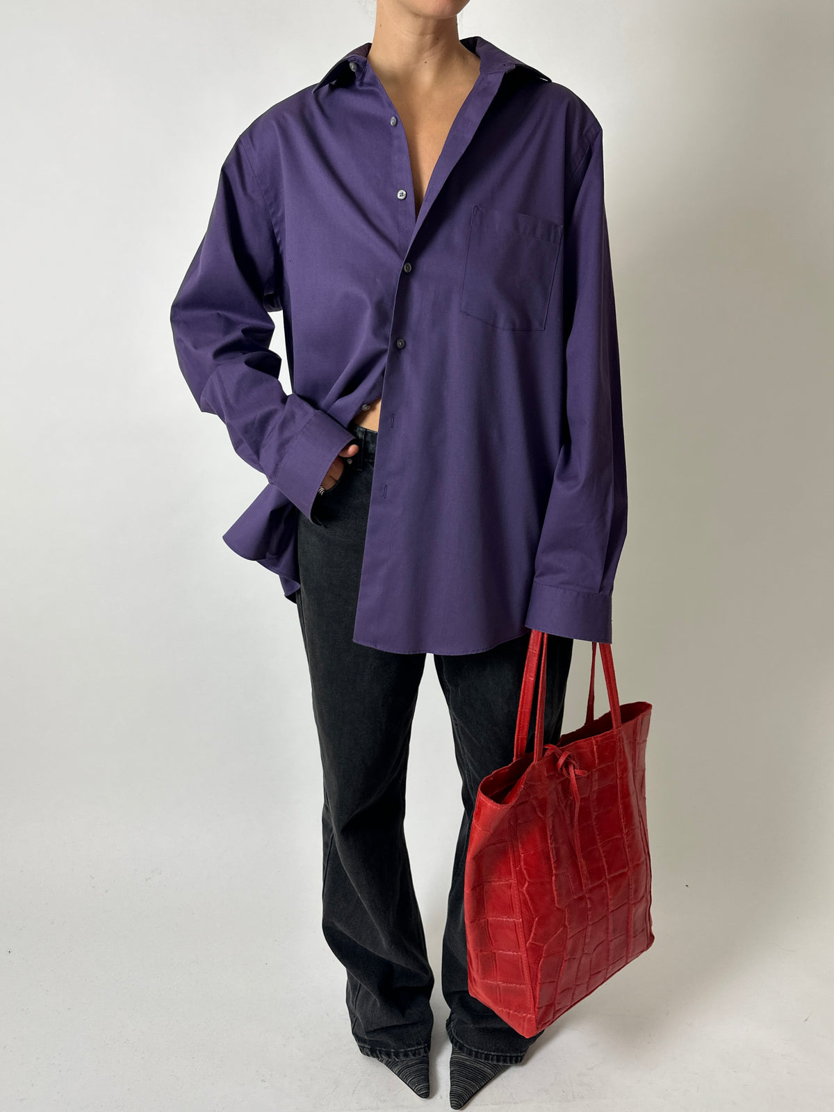 Relaxed shirt | Purple