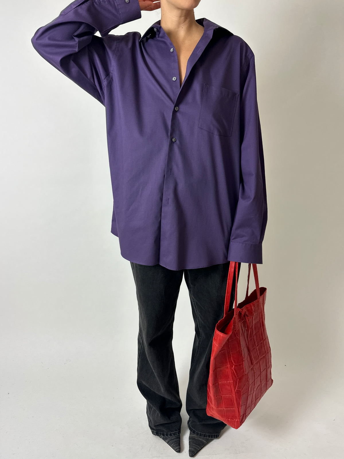 Relaxed shirt | Purple