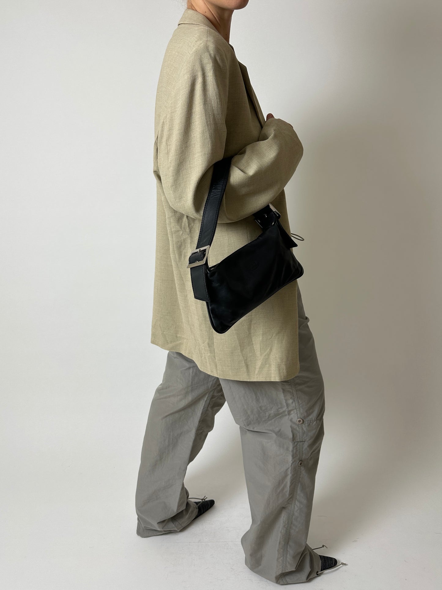 Relaxed fit blazer | Soft ecru