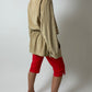 Capri stretch trousers | Red