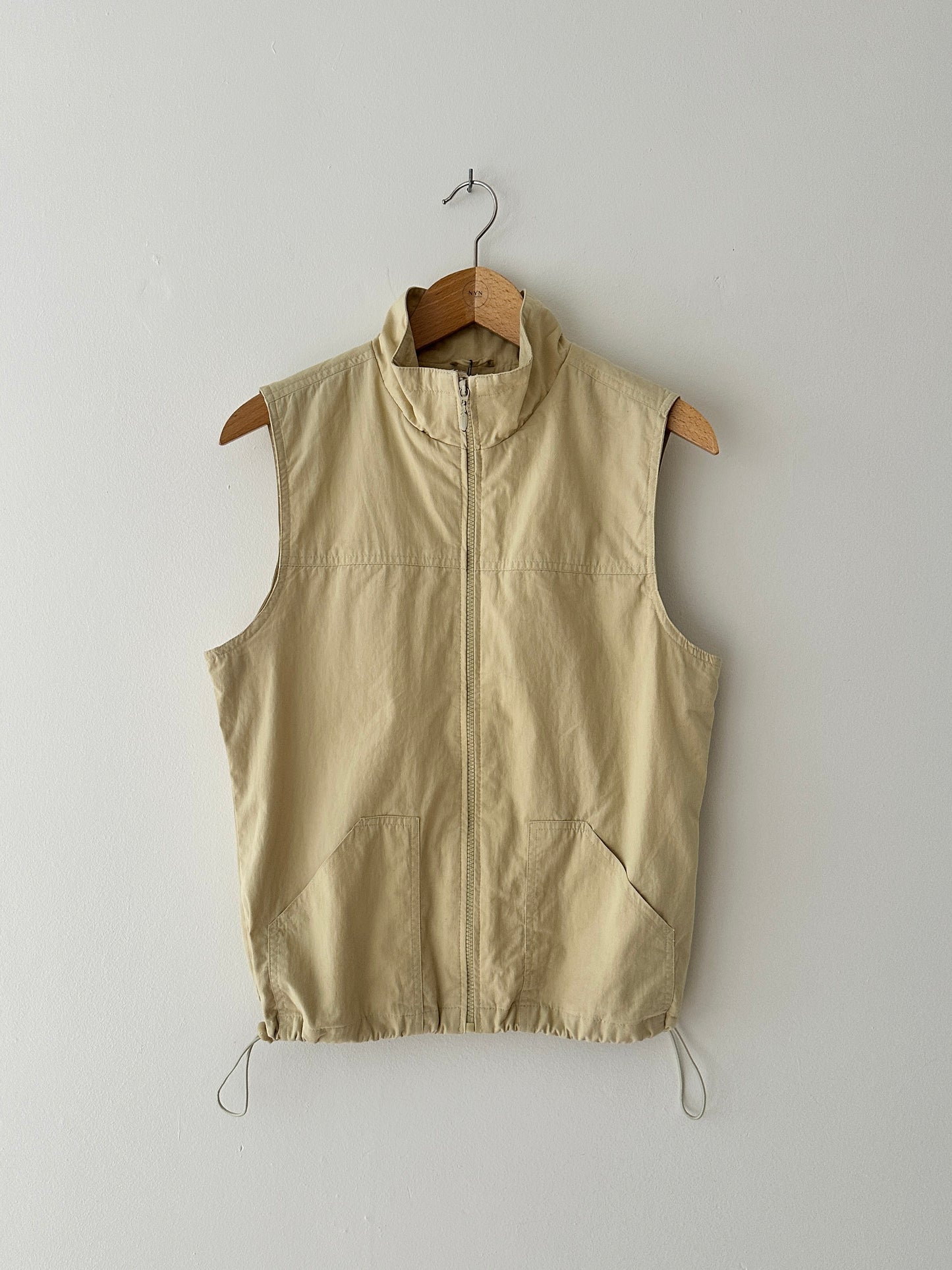 Zip sleeveless vest | Butter