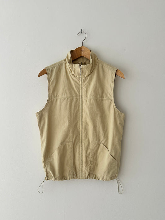 Zip sleeveless vest | Butter