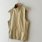 Zip sleeveless vest | Butter