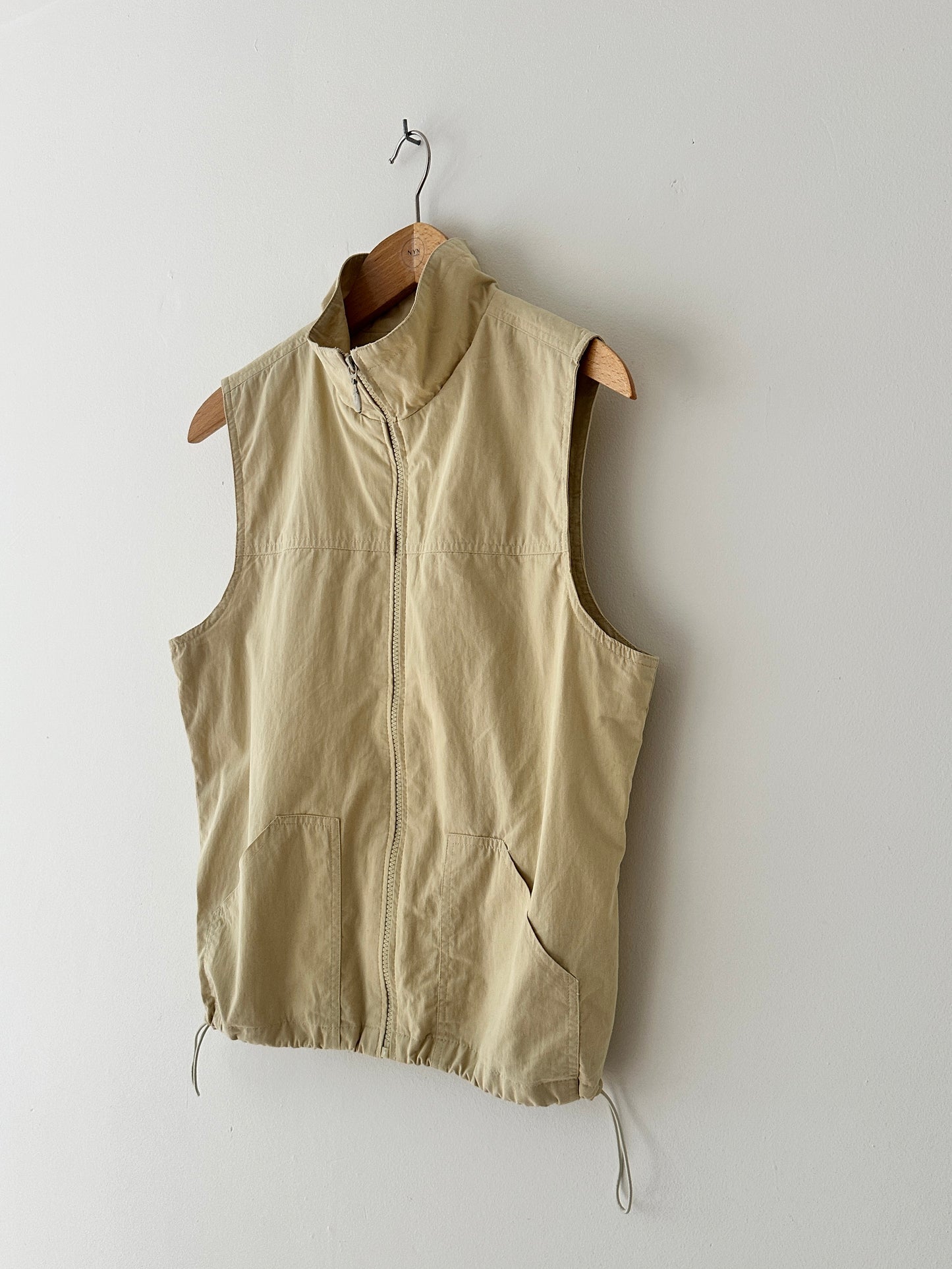 Zip sleeveless vest | Butter