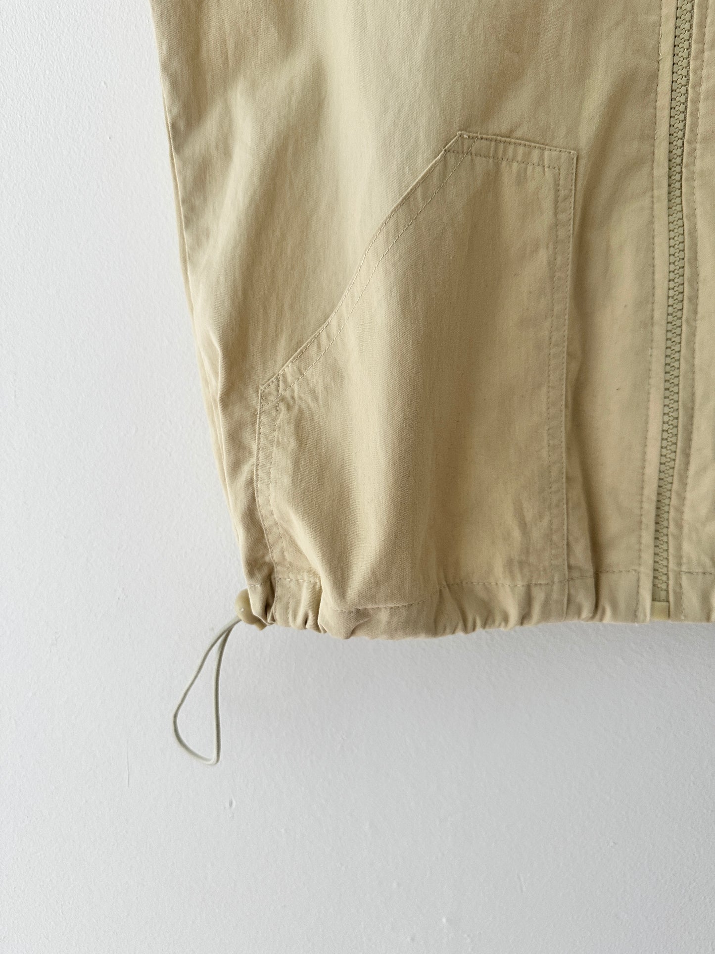 Zip sleeveless vest | Butter