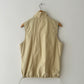 Zip sleeveless vest | Butter