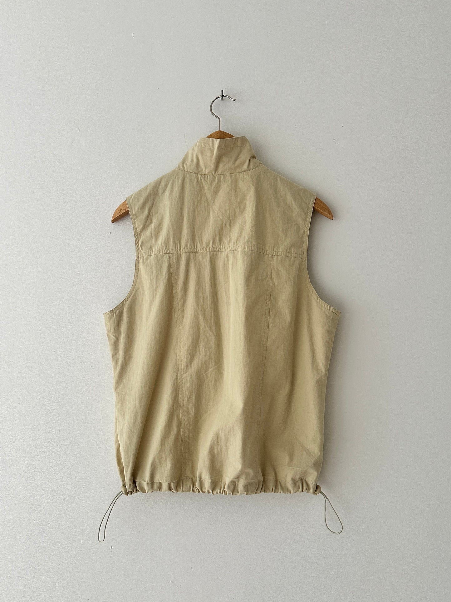 Zip sleeveless vest | Butter