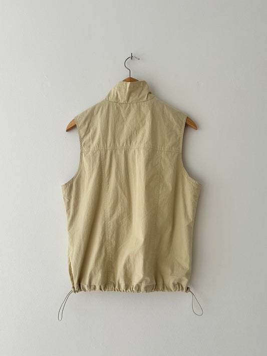 Zip sleeveless vest | Butter