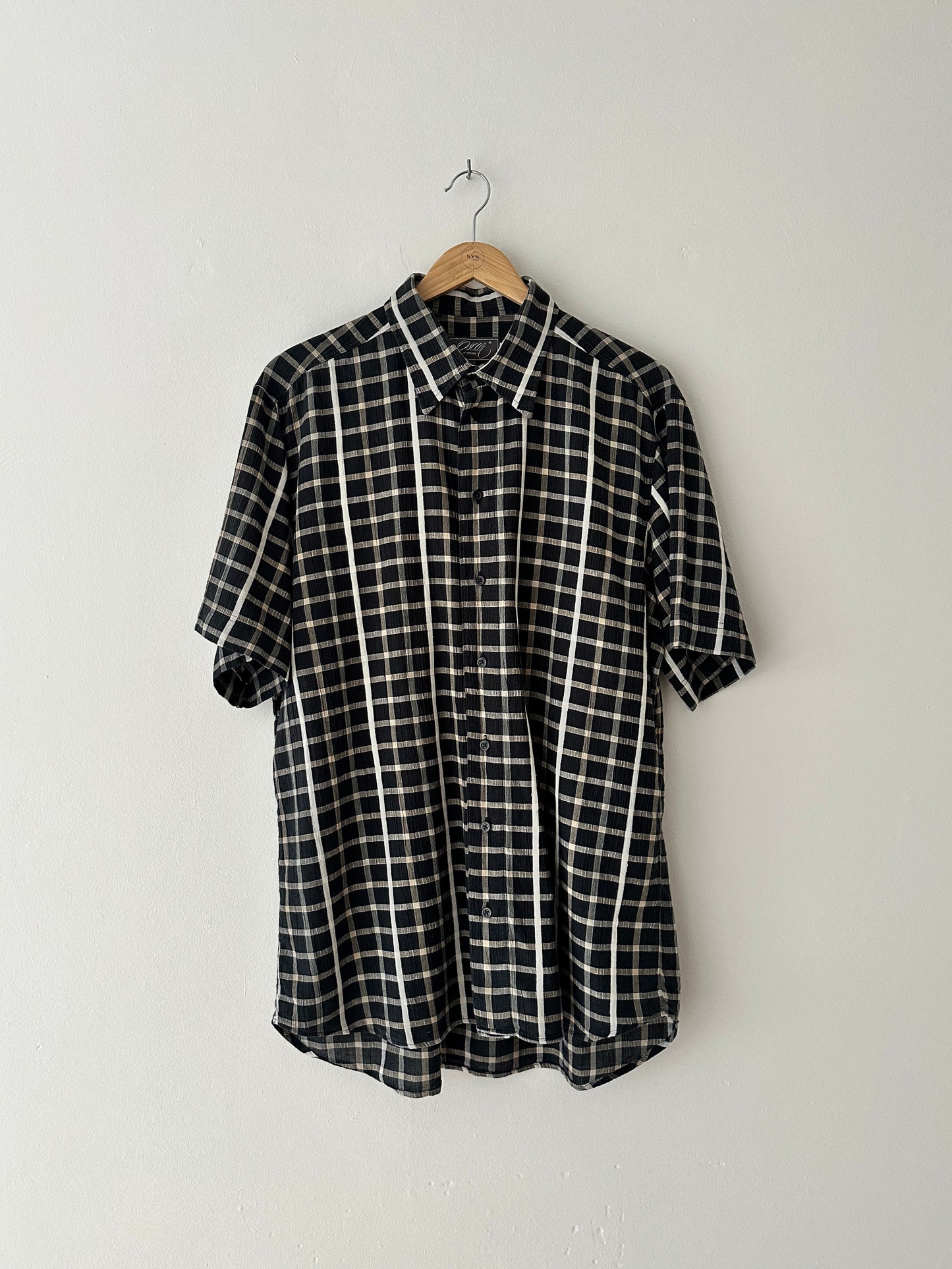 Checkered shirt | Black / Beige