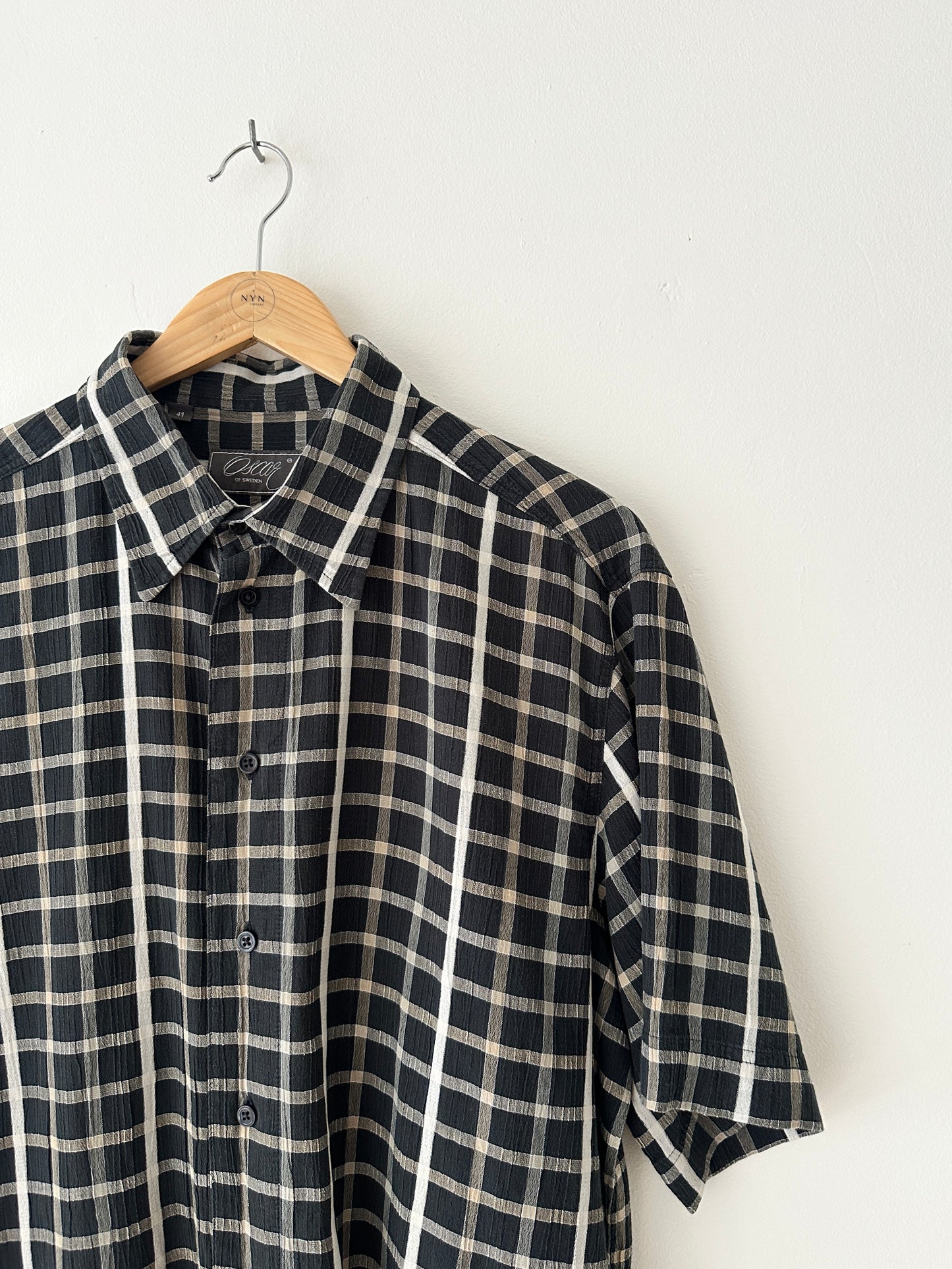 Checkered shirt | Black / Beige