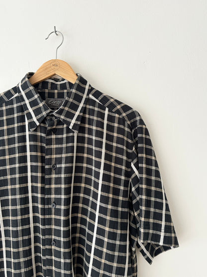 Checkered shirt | Black / Beige