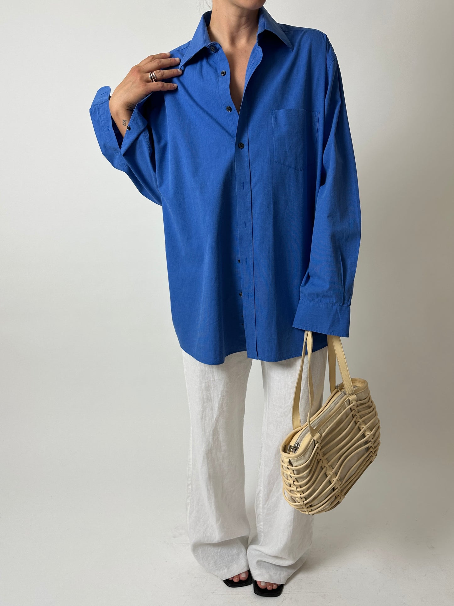 Relaxed shirt | Blue