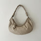 Leather shoulder bag | Stone