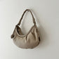 Leather shoulder bag | Stone