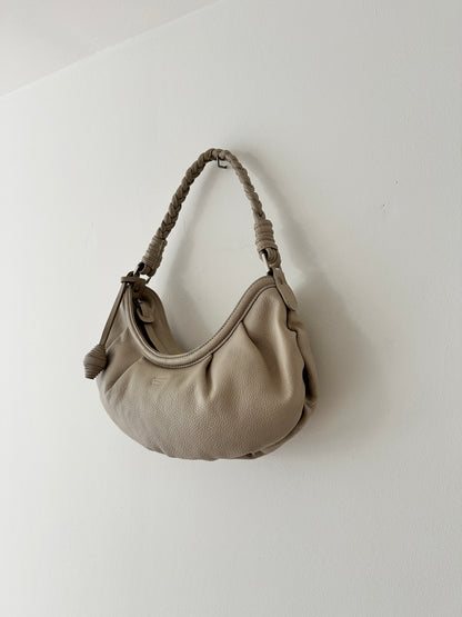 Leather shoulder bag | Stone