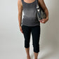 Knitted top | Grey melee