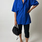 Oversized shirt | Bright blue