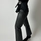 Fitted detailed blazer | Black