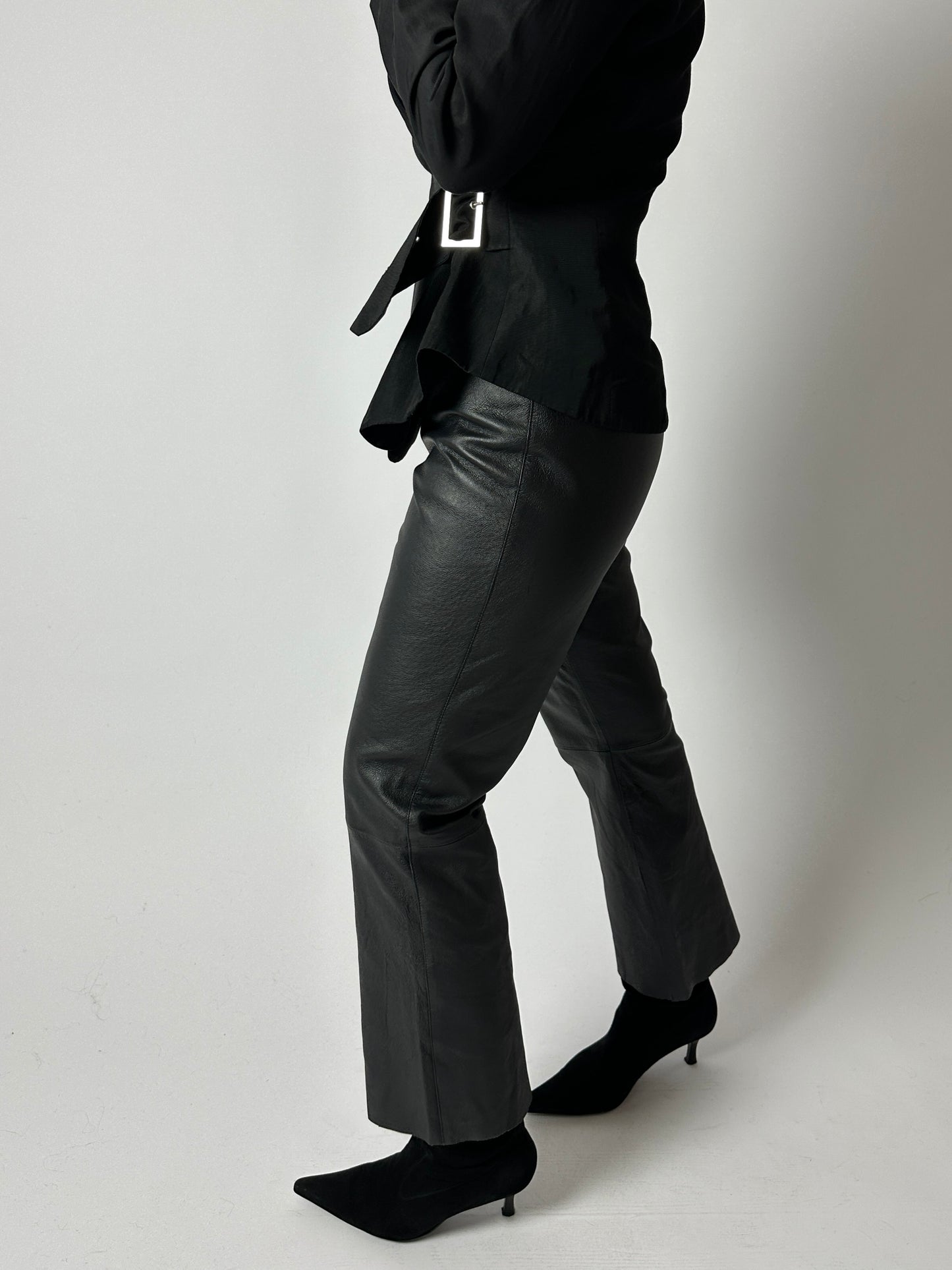 Fitted detailed blazer | Black