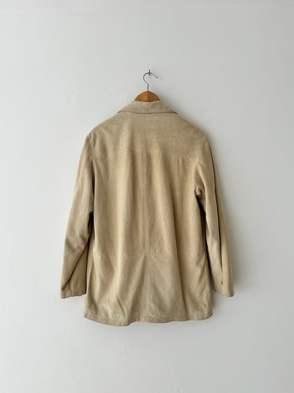 Suede relaxed jacket | Butter