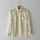 Sheer blouse | Soft ecru
