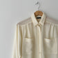 Sheer blouse | Soft ecru