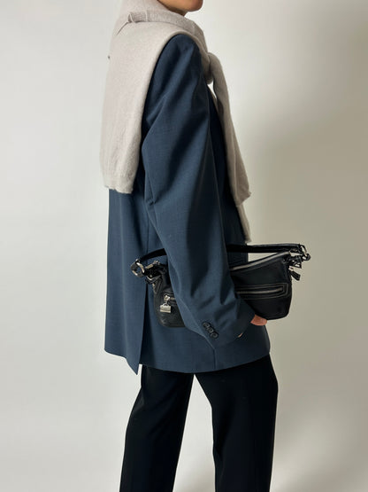 Leather shoulder bag | Black