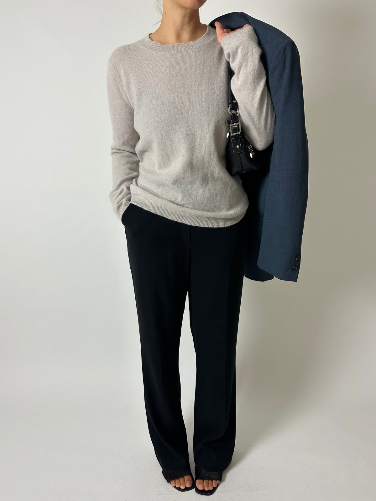 Cashmere jumper | Stone