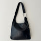 Leather crossbody/ shoulder bag | Black