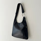 Leather crossbody/ shoulder bag | Black
