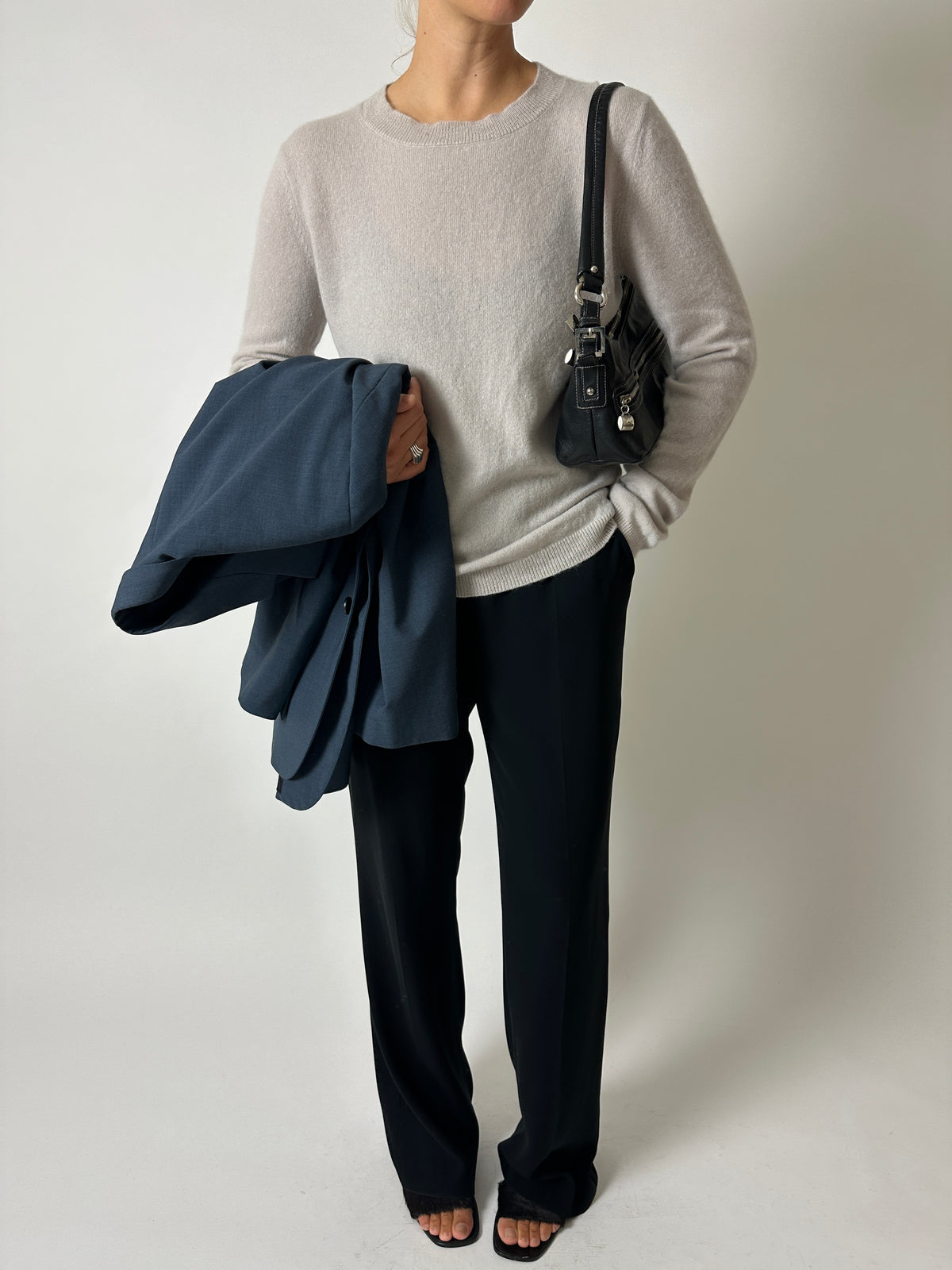 Cashmere jumper | Stone