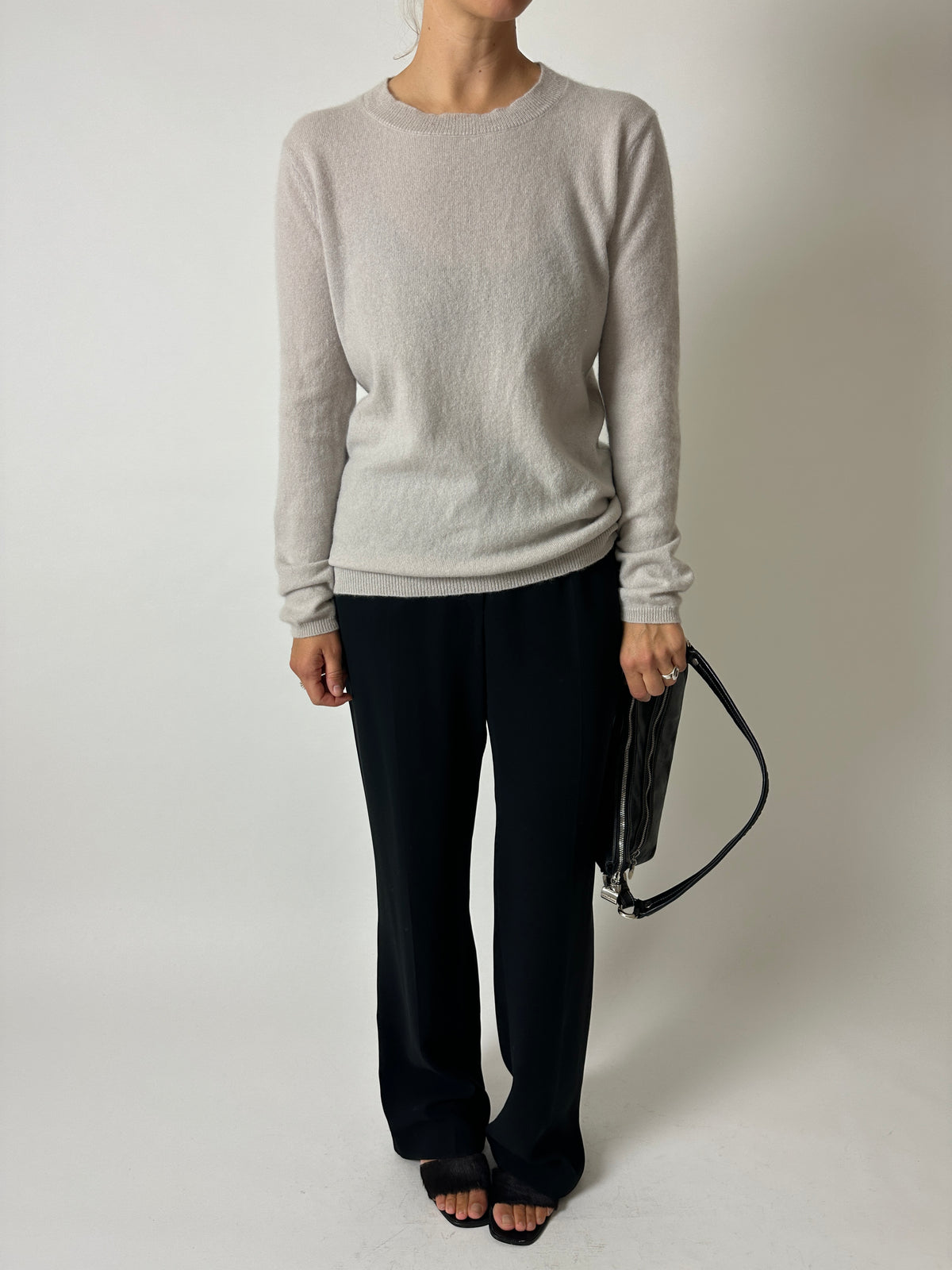 Cashmere jumper | Stone