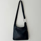 Leather crossbody/ shoulder bag | Black