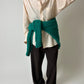 Relaxed fit striped shirt | Off white / Orange