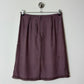Sheer midi skirt | Mauve
