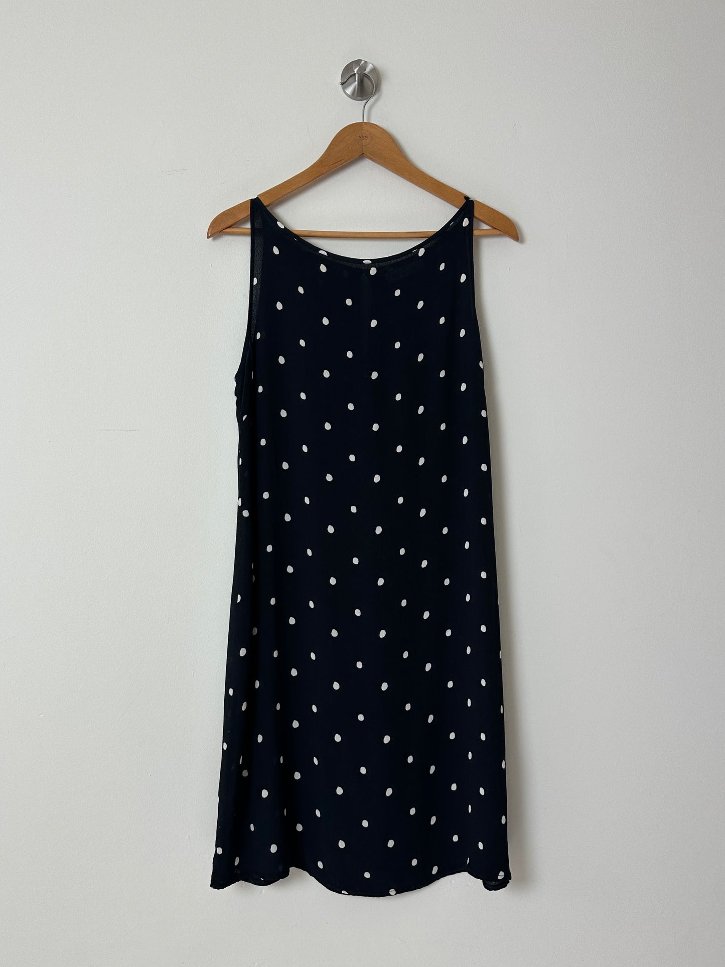 Polka dot dress | Dark blue