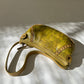 Leather mini shoulder bag | Honey Lime