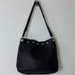 Leather shoulder bag | Black