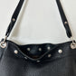 Leather shoulder bag | Black