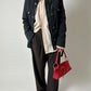 High neck zip jacket | Black