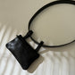 Leather bag belt  | Black